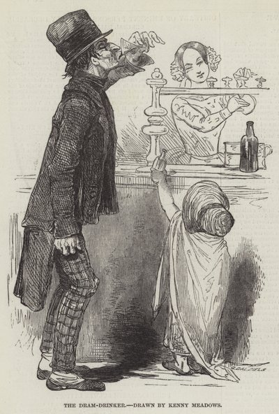 De drankdrinker door Joseph Kenny Meadows