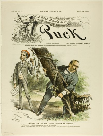 Deadwood ontdoen van het buitensysteem, van Puck door Joseph Keppler