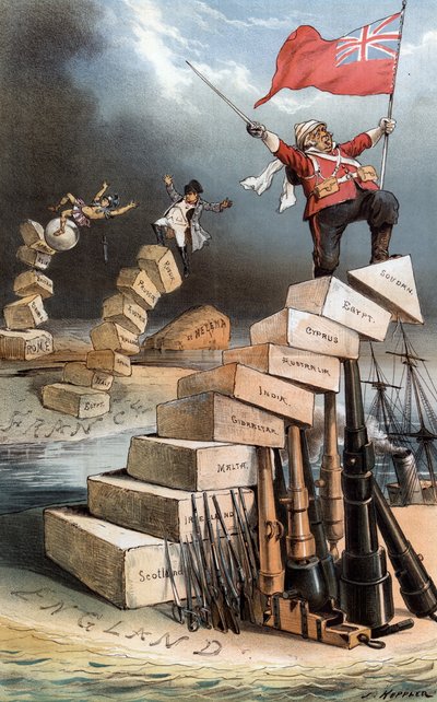 De Geschiedenis Herhaalt Zich, 1885 door Joseph Keppler