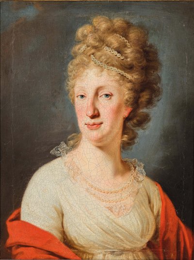 Portret van Maria Theresa van Napels en Sicilië 1772-1807 door Joseph Kreutzinger