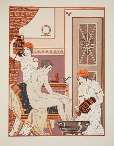 Voeten Wassen, illustratie uit 