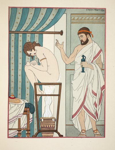 Fumigatietherapie, illustratie uit 