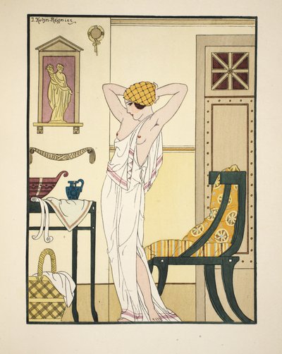 Haarwassen, illustratie uit 