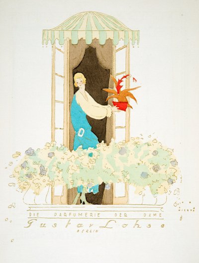 Advertentie voor Gustav Lohse, Berlijn, uit Styl, pub 1922 door Joseph Lambert also Wiertz Wiertz