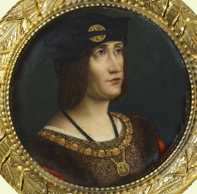 Portret van Lodewijk XII, koning van Frankrijk 1498-1515 door Joseph Lee