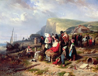 Terug naar huis, 1846 door Joseph Louis Hippolyte Bellange