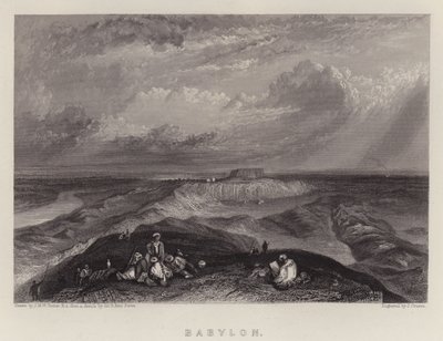 Babylon door Joseph Mallord William (after) Turner