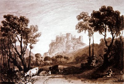 F.8.I Het kasteel boven de weiden, uit de 