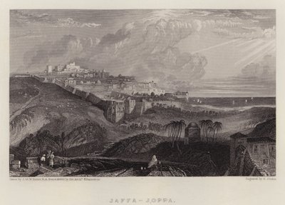 Jaffa, Joppa door Joseph Mallord William (after) Turner