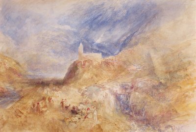 Een Dorp in de Alpen, Sion door Joseph Mallord William Turner