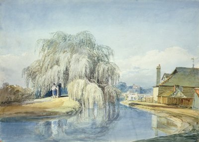 Een treurwilg door Joseph Mallord William Turner