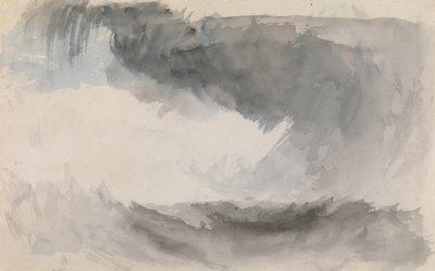 Een storm op zee door Joseph Mallord William Turner