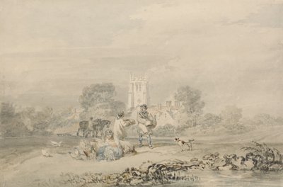 Herfst Zaaien van het Graan, c.1794 door Joseph Mallord William Turner