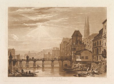 Basle Liber Studiorum, deel I, plaat 5, 11 juni 1807 door Joseph Mallord William Turner