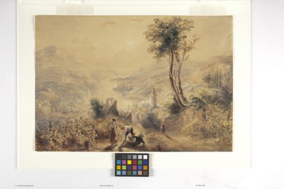 Berncastle (Oberwesel) door Joseph Mallord William Turner