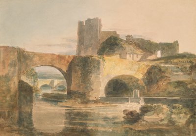 Brecon Brug en Kasteel door Joseph Mallord William Turner