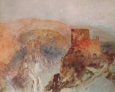 Burg Eltz en Trutz Eltz vanuit het noorden, 1840 door Joseph Mallord William Turner