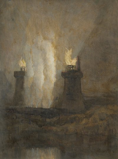 Carron IJzerwerken door Joseph Mallord William Turner