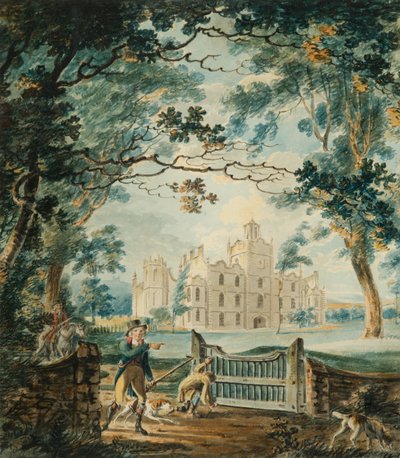 Cote House, Bij Bristol, 1792 door Joseph Mallord William Turner
