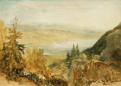 Farnley Hall van boven Otley door Joseph Mallord William Turner