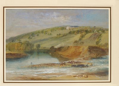 Farnley Hall, vanaf de samenvloeiing van de Wharfe en de Washburn door Joseph Mallord William Turner