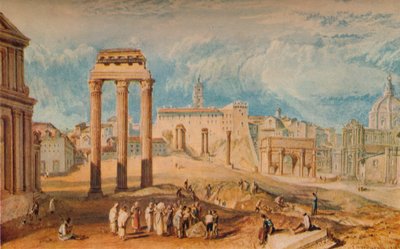 Forum Romanum, 1818, 1938 door Joseph Mallord William Turner
