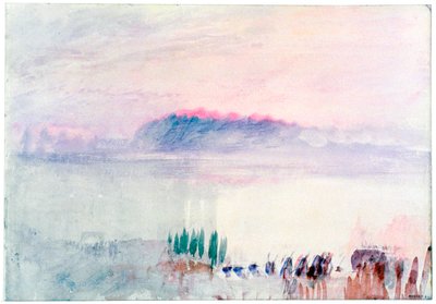 Begrafenis in Lausanne, 1841 door Joseph Mallord William Turner