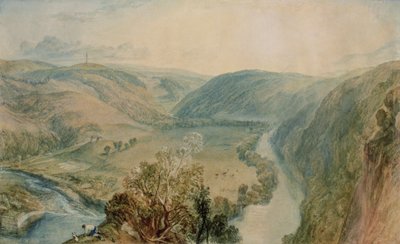 Gibside, County Durham vanuit het Noorden door Joseph Mallord William Turner