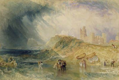 Heilig eiland, Northumberland, ca.1820 door Joseph Mallord William Turner