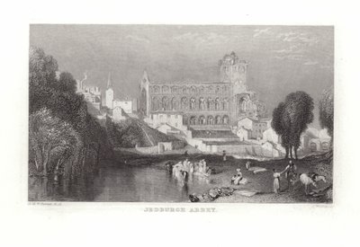 Jedburgh Abdij door Joseph Mallord William Turner