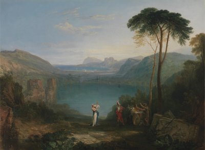 Meer Avernus: Aeneas en de Cumaeense Sibylle door Joseph Mallord William Turner