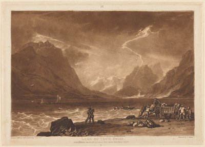 Meer van Thun door Joseph Mallord William Turner