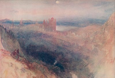 Lausanne: Vanaf Le Signal, 1909 door Joseph Mallord William Turner