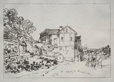 Watermolen door Joseph Mallord William Turner