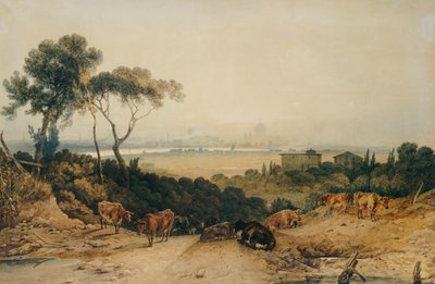 Londen: Herfstochtend door Joseph Mallord William Turner