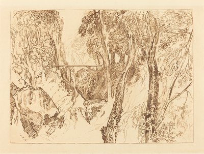 Molen bij de Grote Chartreuse door Joseph Mallord William Turner