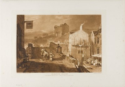 Morpeth, plaat 21 uit Liber Studiorum door Joseph Mallord William Turner
