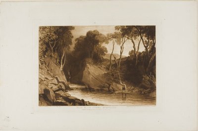 Bij Blair Athol, plaat 30 uit Liber Studiorum door Joseph Mallord William Turner