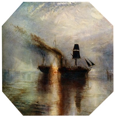 Vrede, Begrafenis op Zee van het Lichaam van Sir David Wilkie, ca. 1842, 1912 door Joseph Mallord William Turner