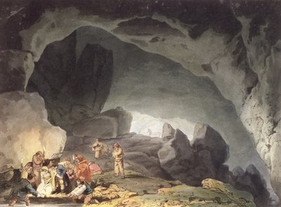 Peaks Hole, Derbyshire door Joseph Mallord William Turner