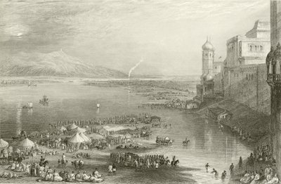 Pelgrims op de Heilige Beurs van Hurdwar door Joseph Mallord William Turner