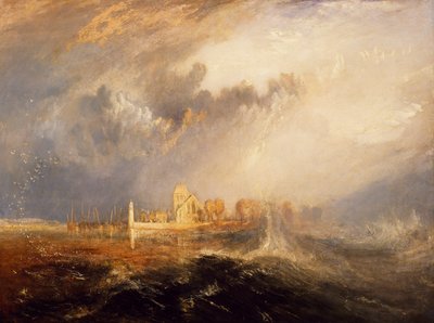 Quillebeuf, monding van de Seine door Joseph Mallord William Turner