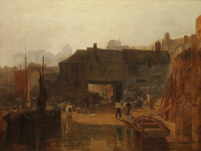 Saltash met de Waterveer, Cornwall, 1811 door Joseph Mallord William Turner