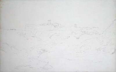 Kasteel van Scarborough, c.1801 door Joseph Mallord William Turner