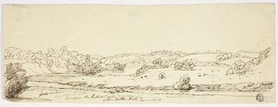 Scènes op de Kibble bij Little Milton Hall, Lancashire door Joseph Mallord William Turner