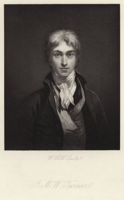 Zelfportret van J M W Turner door Joseph Mallord William Turner