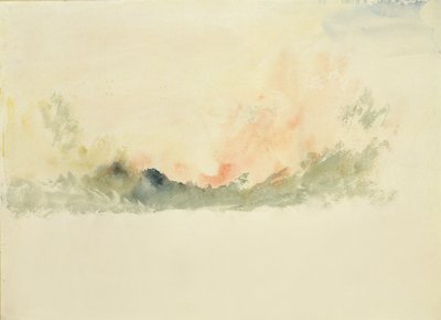 Luchtstudie door Joseph Mallord William Turner