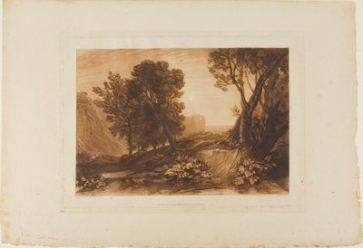 Eenzaamheid, plaat 53 uit Liber Studiorum door Joseph Mallord William Turner