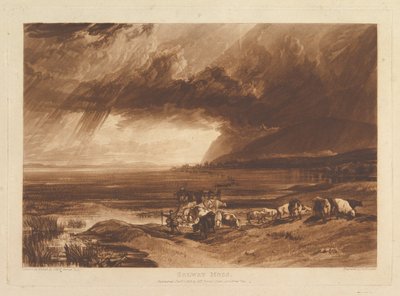 Solway Moss, uit Liber Studiorum door Joseph Mallord William Turner
