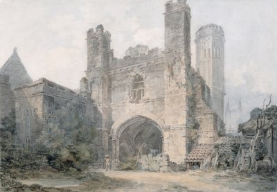 St. Augustinuspoort, Canterbury, c.1797 door Joseph Mallord William Turner